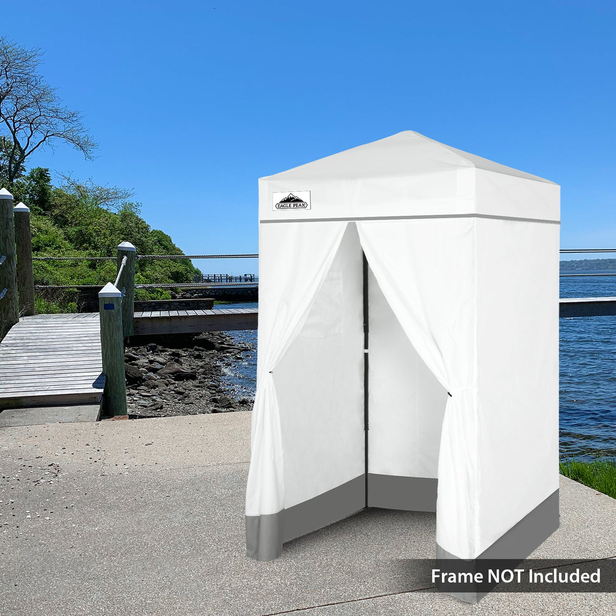 Replacement Canopy Top and Four Walls for 4x4 Changing Room - Frame NOT Included - Eagle Peak Custom Canopy Tent