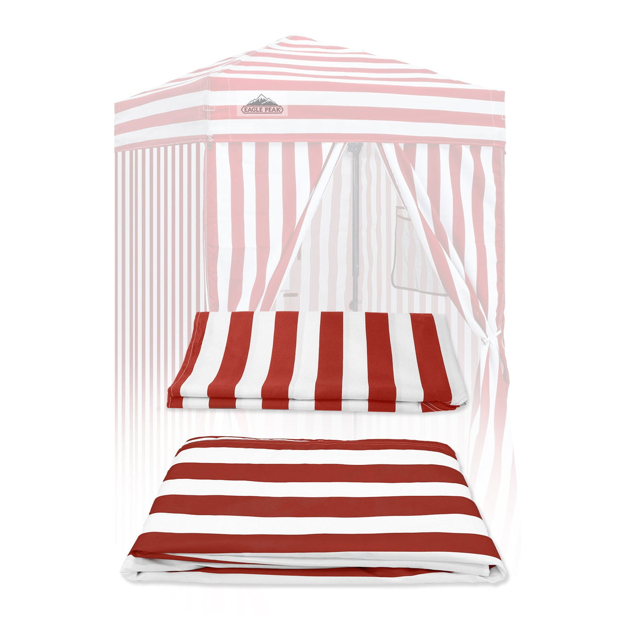 Replacement Canopy Top and Four Walls for 4x4 Changing Room - Frame NOT Included - Eagle Peak Custom Canopy Tent