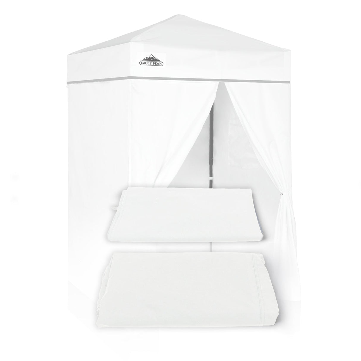 Replacement Canopy Top and Four Walls for 4x4 Changing Room - Frame NOT Included - Eagle Peak Custom Canopy Tent