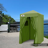 Replacement Canopy Top and Four Walls for 4x4 Changing Room - Frame NOT Included - Eagle Peak Custom Canopy Tent