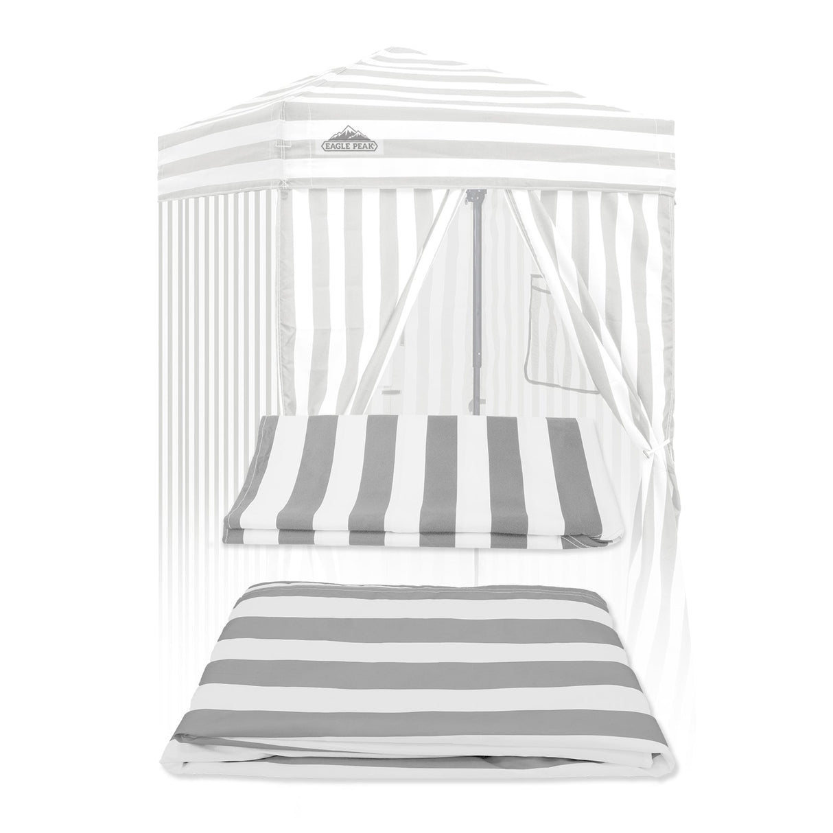 Replacement Canopy Top and Four Walls for 4x4 Changing Room - Frame NOT Included - Eagle Peak Custom Canopy Tent