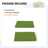 Replacement Canopy Top and Four Walls for 4x4 Changing Room - Frame NOT Included - Eagle Peak Custom Canopy Tent