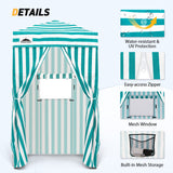 Replacement Canopy Top and Four Walls for 4x4 Changing Room - Frame NOT Included - Eagle Peak Custom Canopy Tent