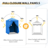 Replacement Canopy Top and Four Walls for 5x5 Changing Room - Frame NOT Included - Eagle Peak Custom Canopy Tent