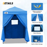 Replacement Canopy Top and Four Walls for 5x5 Changing Room - Frame NOT Included - Eagle Peak Custom Canopy Tent