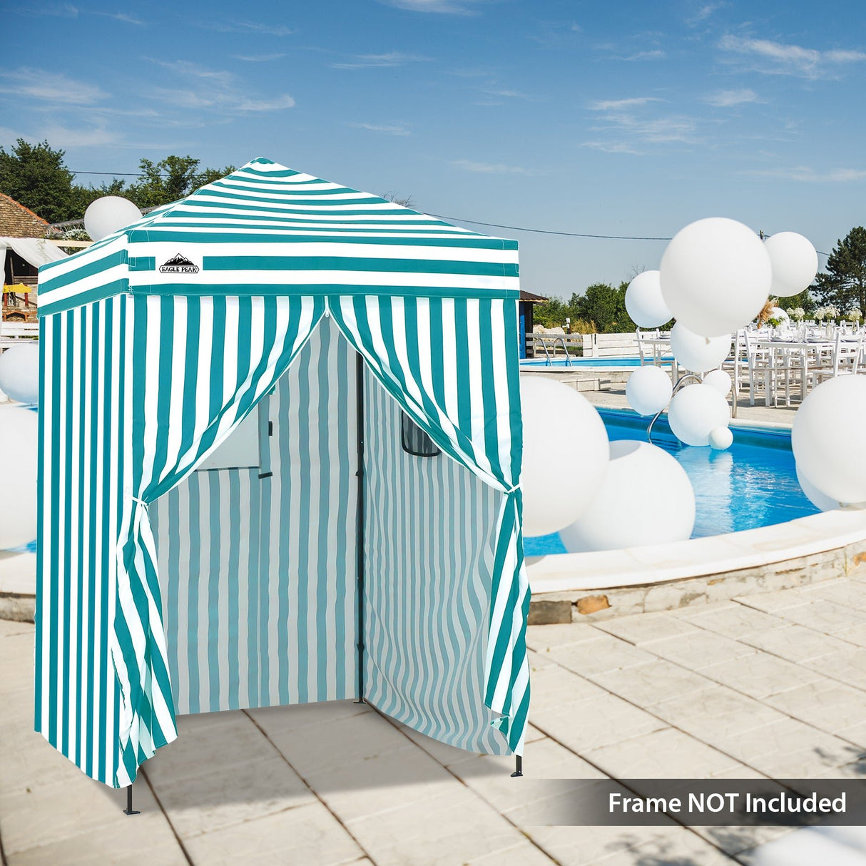 Replacement Canopy Top and Four Walls for 5x5 Changing Room - Frame NOT Included - Eagle Peak Custom Canopy Tent