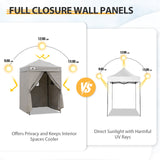 Replacement Canopy Top and Four Walls for 5x5 Changing Room - Frame NOT Included - Eagle Peak Custom Canopy Tent