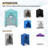 Replacement Canopy Top and Four Walls for 5x5 Changing Room - Frame NOT Included - Eagle Peak Custom Canopy Tent