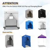 Replacement Canopy Top and Four Walls for 5x5 Changing Room - Frame NOT Included - Eagle Peak Custom Canopy Tent