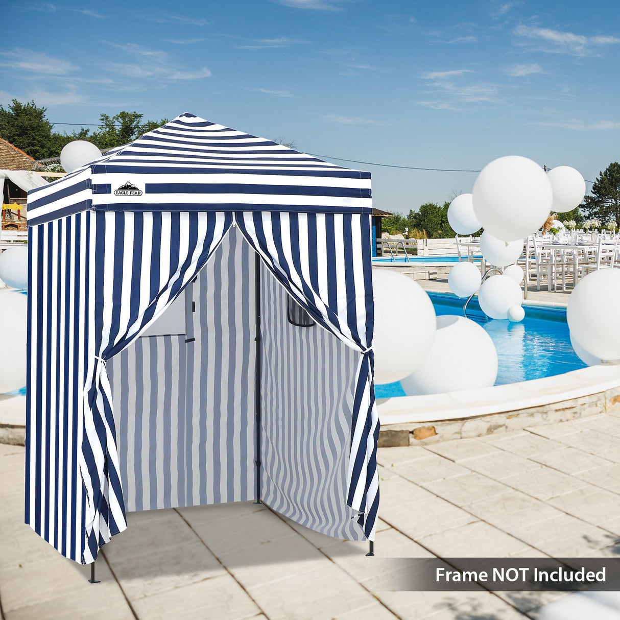 Replacement Canopy Top and Four Walls for 5x5 Changing Room - Frame NOT Included - Eagle Peak Custom Canopy Tent