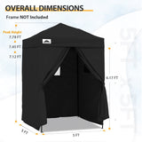 Replacement Canopy Top and Four Walls for 5x5 Changing Room - Frame NOT Included - Eagle Peak Custom Canopy Tent