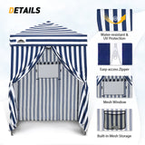 Replacement Canopy Top and Four Walls for 5x5 Changing Room - Frame NOT Included - Eagle Peak Custom Canopy Tent