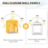 Replacement Canopy Top and Four Walls for 5x5 Changing Room - Frame NOT Included - Eagle Peak Custom Canopy Tent