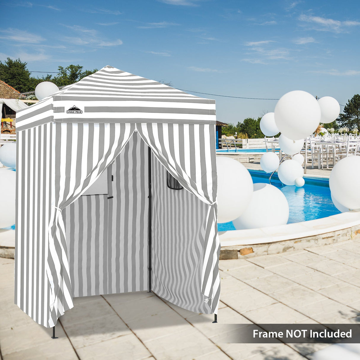 Replacement Canopy Top and Four Walls for 5x5 Changing Room - Frame NOT Included - Eagle Peak Custom Canopy Tent