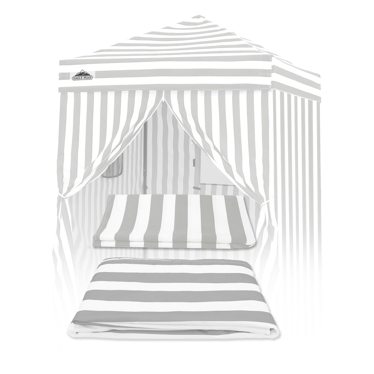 Replacement Canopy Top and Four Walls for 5x5 Changing Room - Frame NOT Included - Eagle Peak Custom Canopy Tent