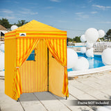 Replacement Canopy Top and Four Walls for 5x5 Changing Room - Frame NOT Included - Eagle Peak Custom Canopy Tent