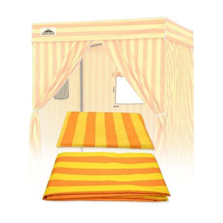 Replacement Canopy Top and Four Walls for 5x5 Pop Up Flat Top Changing Room - Eagle Peak Custom Canopy Tent