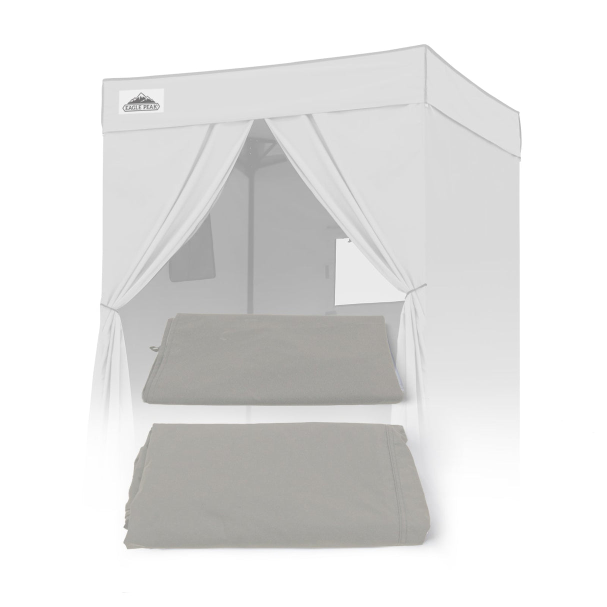 Replacement Canopy Top and Four Walls for 5x5 Pop Up Flat Top Changing Room - Eagle Peak Custom Canopy Tent