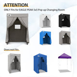 Replacement Canopy Top and Four Walls for 5x5 Pop Up Flat Top Changing Room - Eagle Peak Custom Canopy Tent