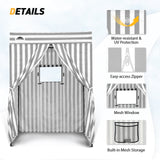 Replacement Canopy Top and Four Walls for 5x5 Pop Up Flat Top Changing Room - Eagle Peak Custom Canopy Tent