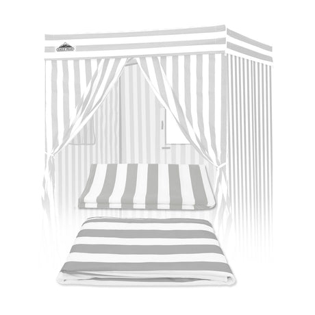 Replacement Canopy Top and Four Walls for 5x5 Pop Up Flat Top Changing Room - Eagle Peak Custom Canopy Tent