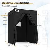 Replacement Canopy Top and Four Walls for 5x5 Pop Up Flat Top Changing Room - Eagle Peak Custom Canopy Tent