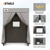 Replacement Canopy Top and Four Walls for 5x5 Pop Up Flat Top Changing Room - Eagle Peak Custom Canopy Tent