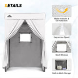 Replacement Canopy Top and Four Walls for 5x5 Pop Up Flat Top Changing Room - Eagle Peak Custom Canopy Tent