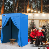 Replacement Canopy Top and Four Walls for 5x5 Pop Up Flat Top Changing Room - Eagle Peak Custom Canopy Tent