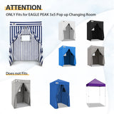 Replacement Canopy Top and Four Walls for 5x5 Pop Up Flat Top Changing Room - Eagle Peak Custom Canopy Tent