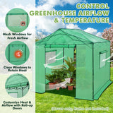Replacement Cover for 10x10 Gable Roof Pop up Greenhouse - Eagle Peak Custom Canopy Tent
