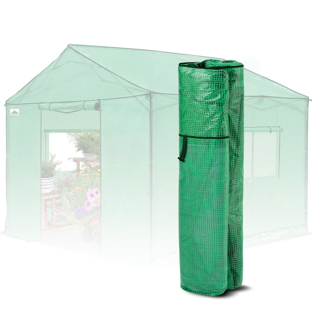 Replacement Cover for 10x10 Gable Roof Pop up Greenhouse - Eagle Peak Custom Canopy Tent
