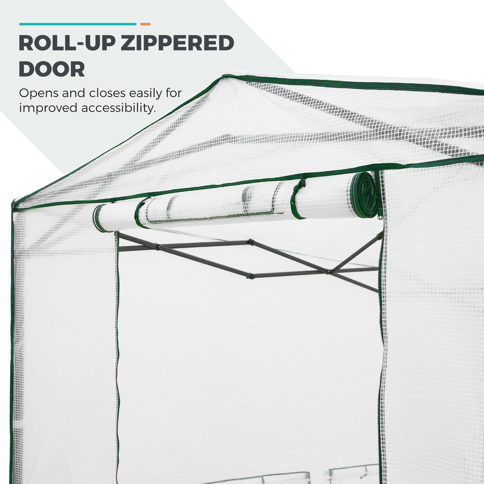 Replacement Cover for 12x8 Portable Walk-in Pop up Greenhouse