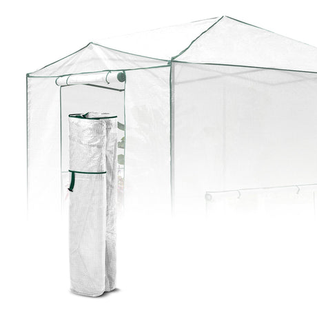 Replacement Cover for 12x8 Portable Walk - in Pop up Greenhouse(Frame Not Included) - Eagle Peak Custom Canopy Tent