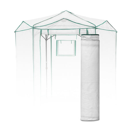 Replacement Cover for 6.6x6.6 ft Hexagon Pop up Greenhouse - Eagle Peak Custom Canopy Tent