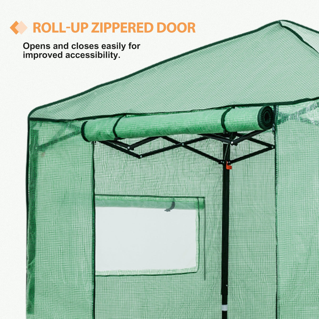 Replacement Cover for 6x4 Portable Walk - in Pop up Greenhouse - Eagle Peak