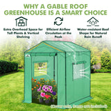 Replacement Cover for 6x6 Gable Roof Pop up Greenhouse - Eagle Peak Custom Canopy Tent