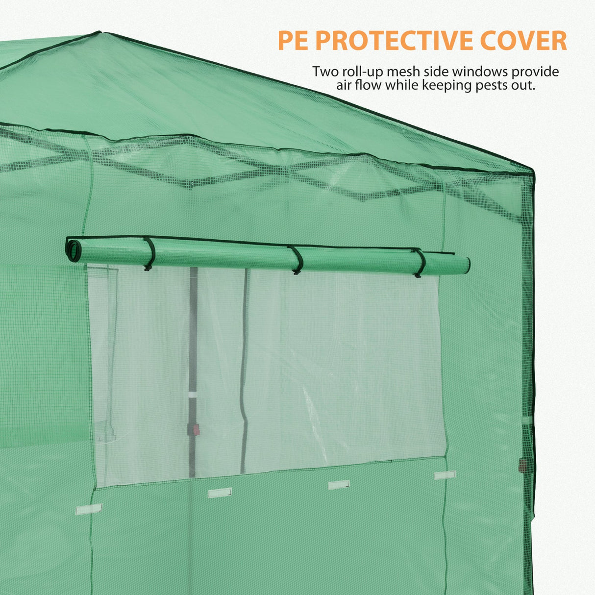 Replacement Cover for 8x6 Portable Walk - in Pop up Greenhouse - Eagle Peak