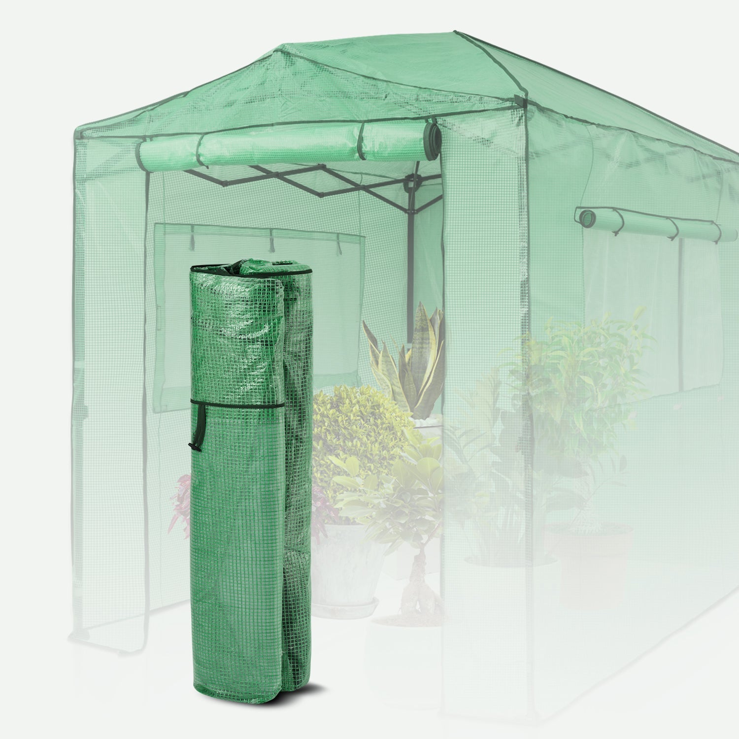 Replacement Cover for 8x6 Portable Walk-in Pop up Greenhouse