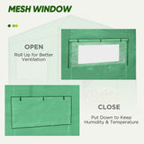 Replacement Cover for 8x8 Portable Walk - in Pop up Greenhouse(Frame Not Included) - Eagle Peak