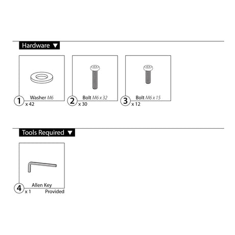 S - DCLS - P4 - Hardware Kit - Eagle Peak Custom Canopy Tent