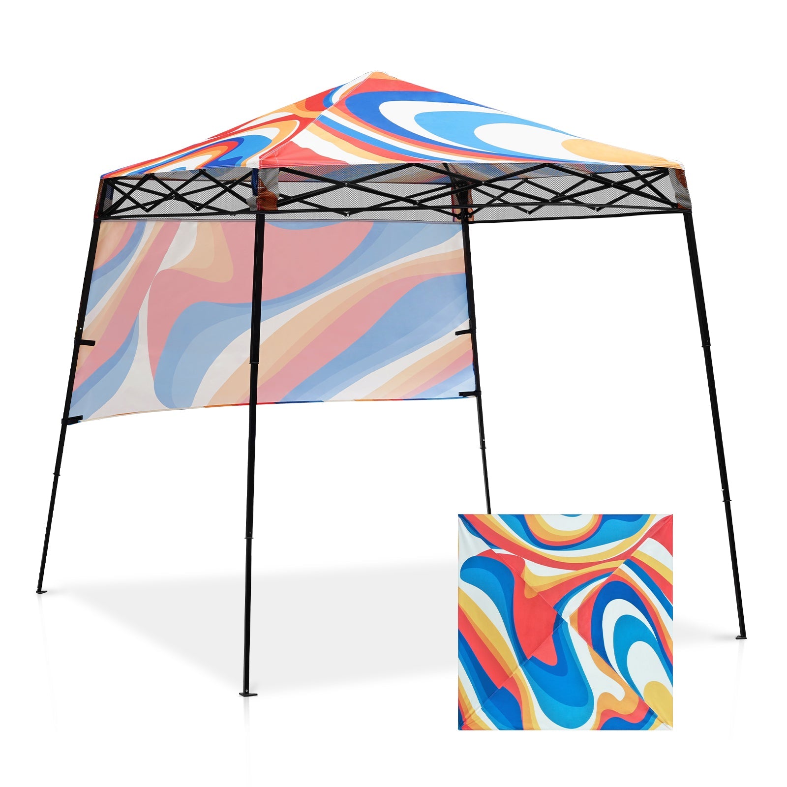 Eagle Peak ColorRise Graphics Day Tripper 8x8 Pop Up Canopy Tent