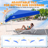 Slant Leg Pop up Canopy Tent, 10x10 Base 8x8 Top - Eagle Peak®