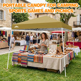 Slant Leg Pop up Canopy Tent, 10x10 Base 8x8 Top - Eagle Peak®
