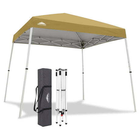 Slant Leg Pop up Canopy Tent, 10x10 Base 8x8 Top - Eagle Peak®