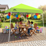 Slant Leg Pop up Canopy Tent, 10x10 Base 8x8 Top - Eagle Peak®