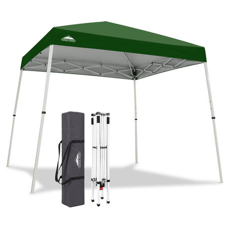 Slant Leg Pop up Canopy Tent, 10x10 Base 8x8 Top - Eagle Peak®