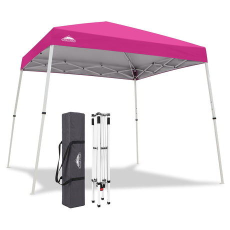 Slant Leg Pop up Canopy Tent, 10x10 Base 8x8 Top - Eagle Peak®