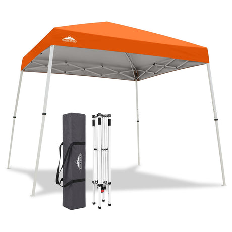 Slant Leg Pop up Canopy Tent, 10x10 Base 8x8 Top - Eagle Peak®