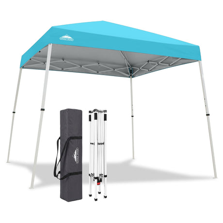 Slant Leg Pop up Canopy Tent, 10x10 Base 8x8 Top - Eagle Peak®
